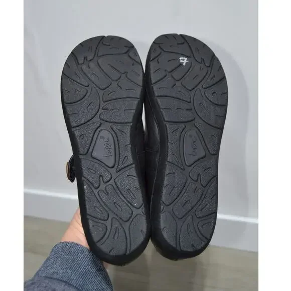 B.O.C Black Leather Women's Shoes 8.5 - Picture 5 of 9